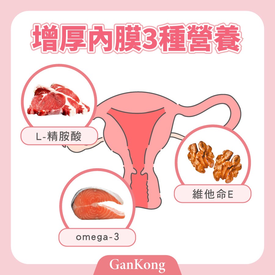 備孕子宮內膜薄增加厚度3種營養